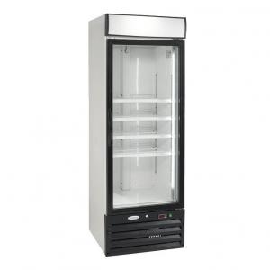 Quality Auto Defrost Upright Glass Door Freezer , Single Glass Door Merchandiser Refrigerator for sale