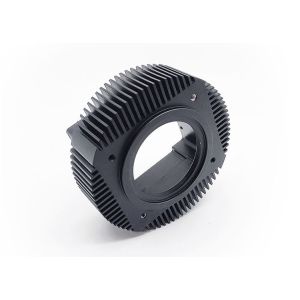 Black Anodized Aluminum Heat Sink Profiles Shower Extrusion 6005 6005