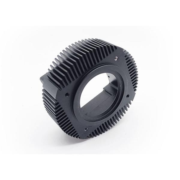 Buy Black Anodized Aluminum Heat Sink Profiles Shower Extrusion 6005 6005 at wholesale prices