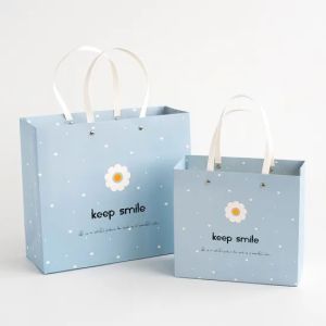 170g Cardboard Custom Shipping Bags For Clothes Hot Stamping