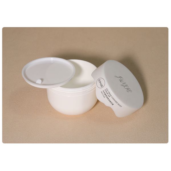Luxury 250g 300g 400g White PP Empty Cream Jar White Screw Lid 300ml Capacity for Skin Care Cosmetics Body Scrub Jar