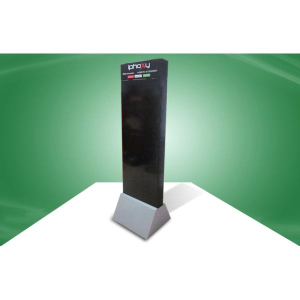 Strong Two-face show Cardboard Display Stands , Iphone Accessories Floor Hook