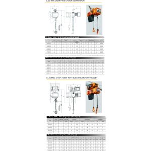 EC-B Electric Chain Hoist with Smooth Dual-Speed Frequency Control System and