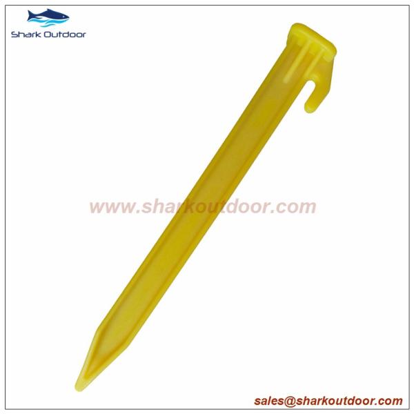 Plastic tent peg tent stake