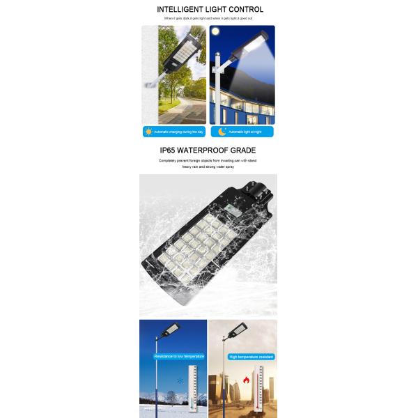 IP65 144pcs Solar LED Street Lights For Garden Easy To Install Long standby