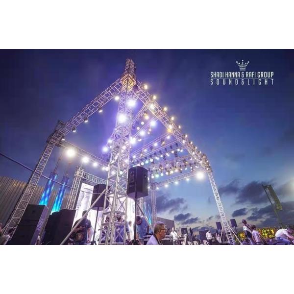 Buy Event Lighting Show Speaker Aluminum Spigot Truss For LED Display at wholesale prices