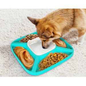 Pet Puzzle Slow Feeder IQ Interactive Training Toy