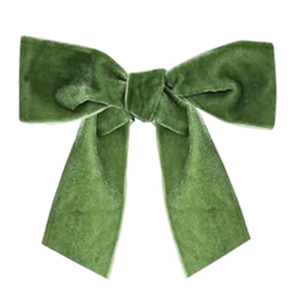 2.5cm Velvet Ribbon Bows Wedding Party Dark Green Velvet Ribbon