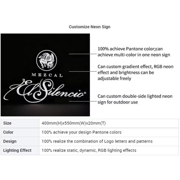 Satom Acrylic Backboard Achieve Complex Pattern Shape Led Neon Light Signs
