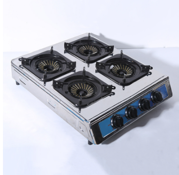 Factory Supply LPG Natural Gas Multi-Headed Gas Stove Commercial Four-eye Casserole Oven Gas Casserole Stove Wholesale