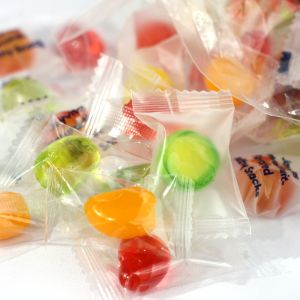 Mango Flavor Peeled Gummy Fruit Soft Candy Multiple Fruit Shapes