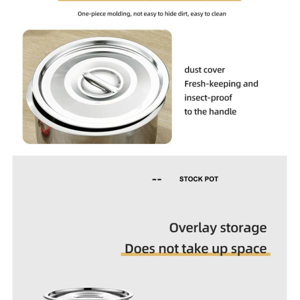 Hot Selling Kitchen 5 Pcs Cooking Pot 410 Stainless Steel Cookware Set Kitchen Soup Stock Pot Set