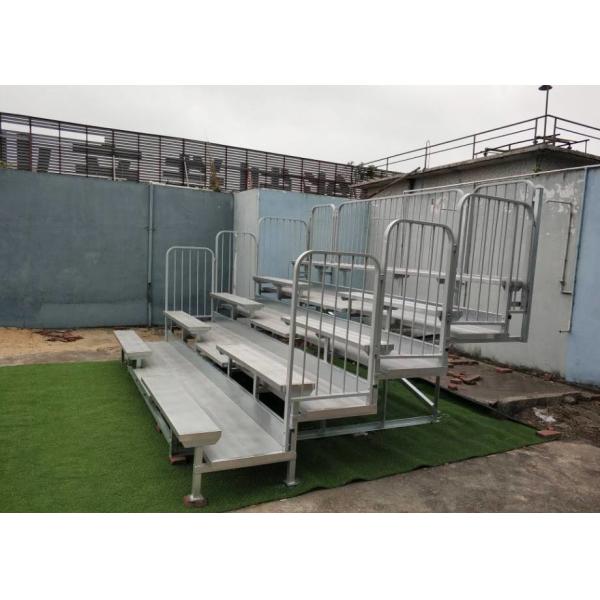 Buy Aluminum Outdoor Angle Frame Bleachers with 203mm Riser Height at wholesale prices