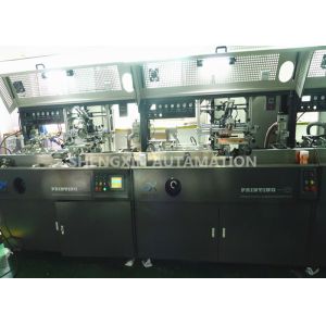 Plastic Industry Multi Color Automatic Screen Printer With Air Dryer System