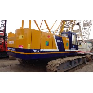 High-quality complete accessory kobelco used crawler crane 7055