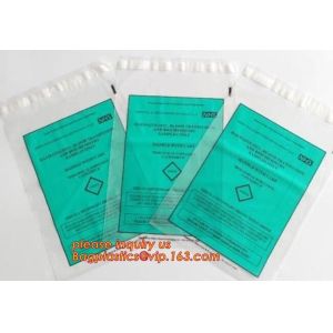 Biodegradable Biohazard Specimen Bag, Biohazard Specimen Transport Bag, Medical