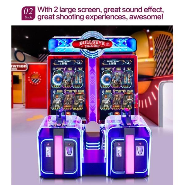 Bullseye Crack Shot Shooting Arcade Machine For 2 Players Family Amusement