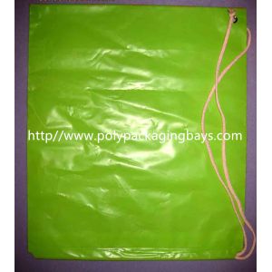 Customized Colorful Drawstring Backpack Plastic Travel Bags For Clothes