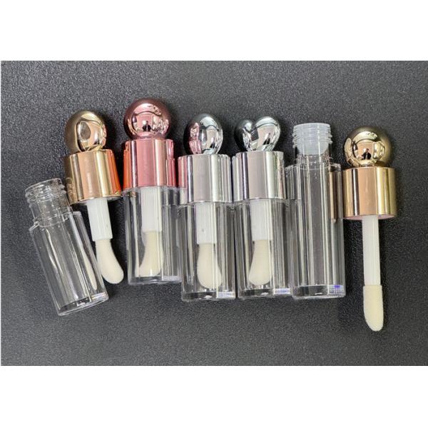 Buy 6ml silver gold Lip Tint Bottle Private Label Big Doe Foot Luxury Lip Gloss Tubes for Girls at wholesale prices