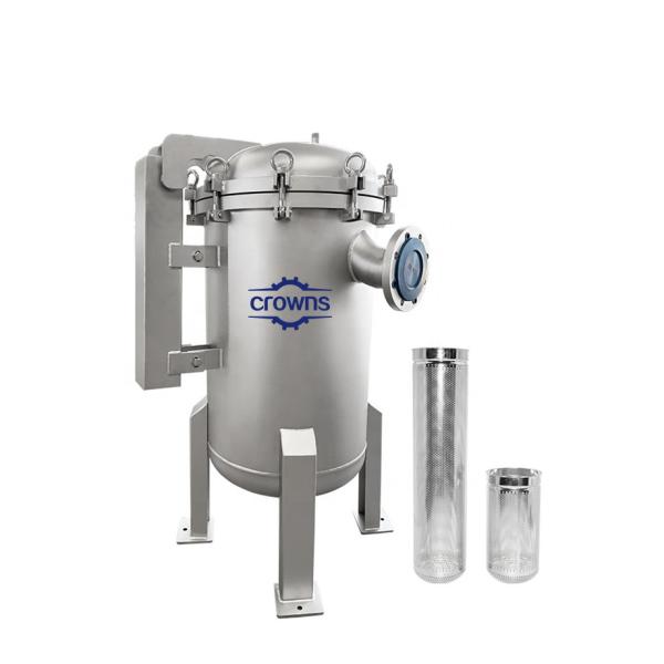 Buy Customized Filtration Equipment SS304/316L Sand Blasting multi bag filter housing for Chemical Beer Wine Liquid at wholesale prices