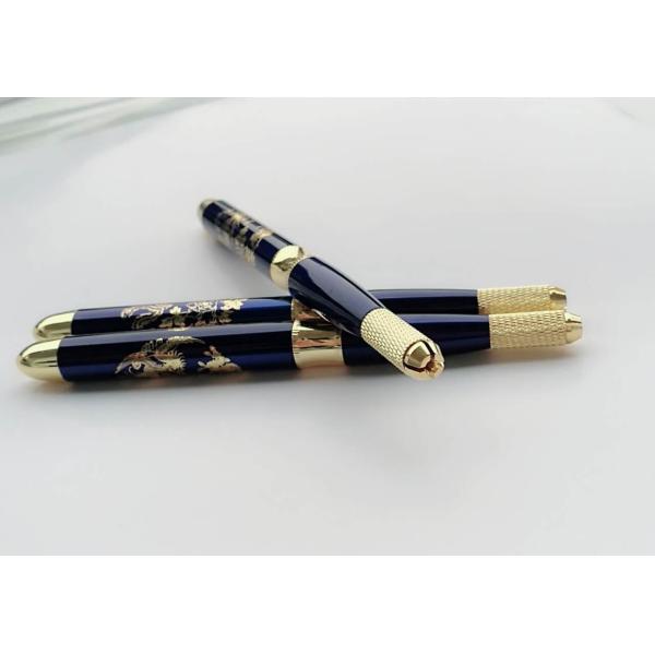 Buy Elegant Multifunctional Manual Tattoo Pen Black Golden Microshading Handpiece at wholesale prices