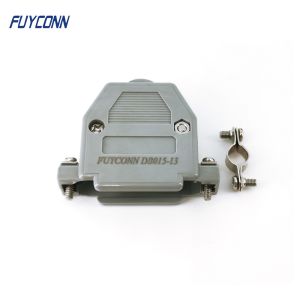 180 Degree Straight Plastic Backshell 25 Pin D SUB Cover