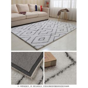 modern style polyester shaggy rug flower carpet and rug plush shaggy carpet home