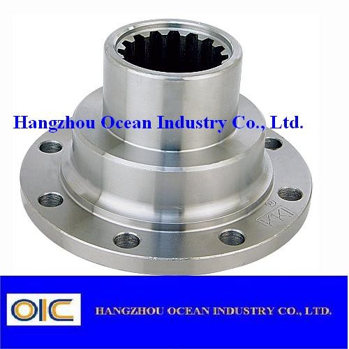 Buy Silver Aluminum Alloy Flexible / Couplings with Flange Connection at wholesale prices