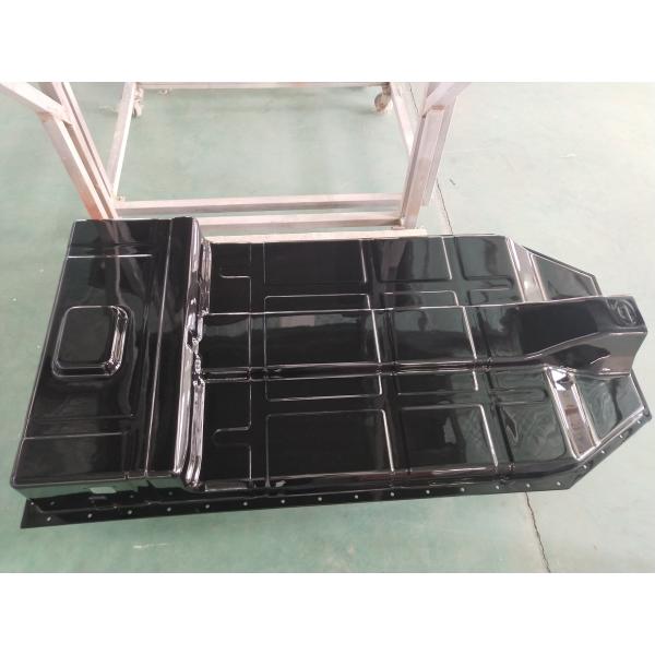 Buy Black Color Fiberglass Bus Air Deflector Hood Assemblies Hand Lay Up RTM SMC at wholesale prices