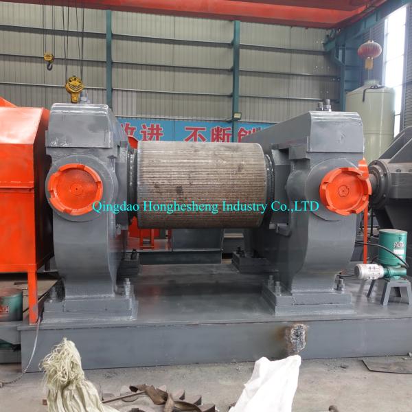 XKP-610 Tire Cracker Mill Rubber Crusher For Reclaimed Rubber Production