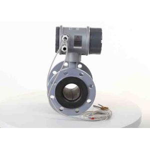 Slurry Electromagnetic Water Meter , Flanged Electromagnetic Flow Sensor 240VAC