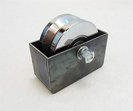 3" 4'' 6" V-Groove Gate Wheel For V-Profile Sliding Gate Tracks Solid Steel 3000 Lbs 5000 Lbs