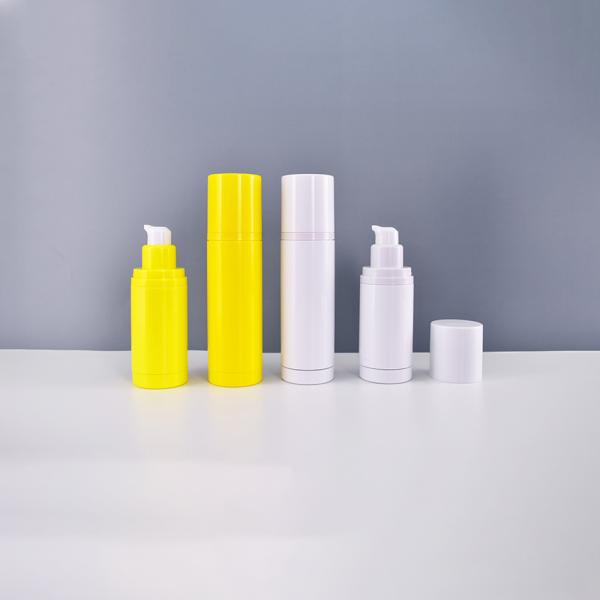 Plastic airless pump bottle manufacturers empty primary cosmetic pacakging