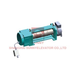 480kg Load Traction Drive Gearless Traction Machine For Elevator Lift Parts