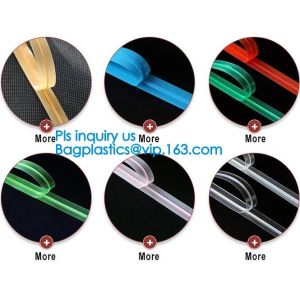 Accessories Pouch Press Lock String Zipper, PE Press-Lock Zipper, plastic zipper