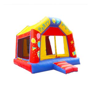 Large Entrance Inflatable Castles With Two Transparent Windows