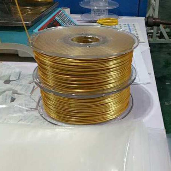 Silk Gold PLA Poly Lactic Acid 2.85 Mm Pla Filament / 3D Printing Consumables