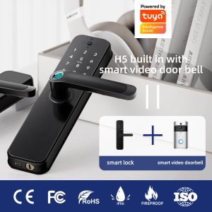 Tuya APP Bluetooth Lock Smart Home Video Doorbell Door Lock