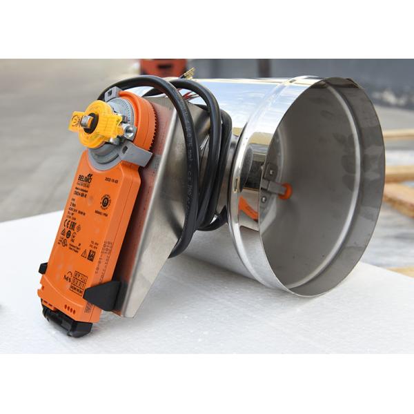 Buy 150mm Duct Zone Dampers Control Air Volume Matel Automatic With Silicone Sealing Ring at wholesale prices