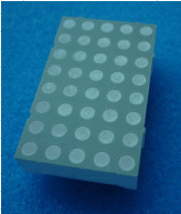 Buy 1.3" LED Dot Matrix Display 5X7 With THT Through Hole Technology Mounting at wholesale prices