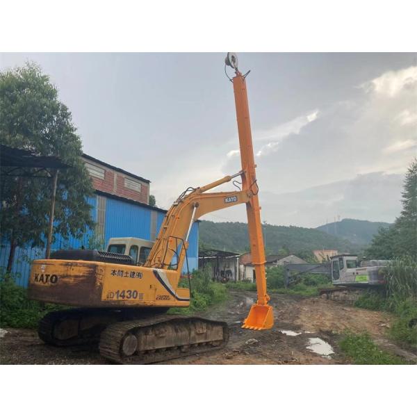 two section telescopic boom telescopic arm concrete pump excavator long reach boom
