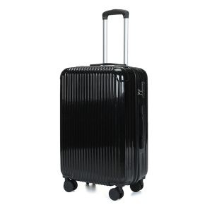 China 805 black lightweight luggage Affordable and Durable Hard-Shell Suitcase, Student-Specific Trolley Case,  Shock-Resistant and Waterproof Luggage on sale