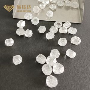Transparent Clear Lab Grown HPHT Loose Rough Diamonds
