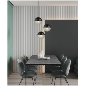 Postmodern E27 Metal Ball Hanging Pendent Light For Bedroom