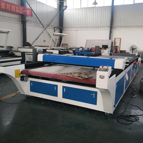 Buy Fabric Textile Laser Engraving Cutting Machine CO2 Auto Feeding Double Heads 1640 at wholesale prices