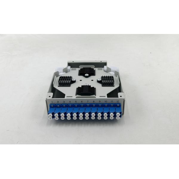 12 Ports LC duplex DIN Rail Mounted Fiber Patch Panel