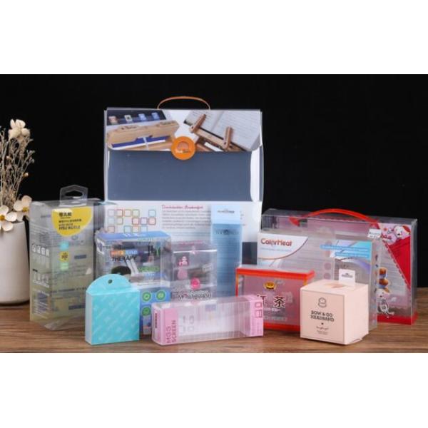 Printed Eco Friendly Plastic Packaging PVC PET PP Semi Transparent Box