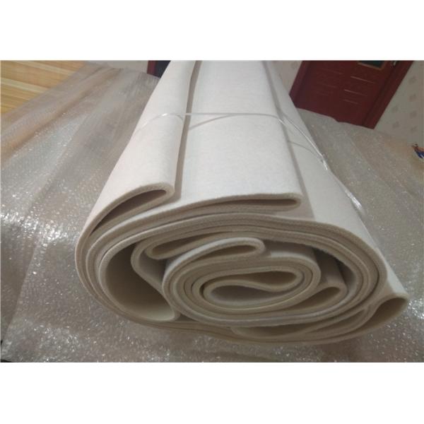 Buy 8mm Needled Punched Industrial Felt Fabric / Heat Resistant Felt Pads at wholesale prices