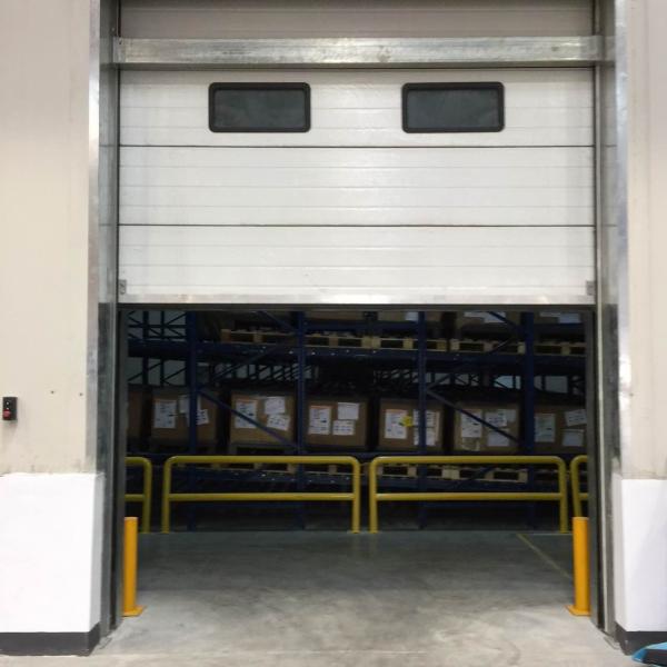 Fast Vertical Lifting Steel Sectional Garage Doors Closing Speed 0.8m/s