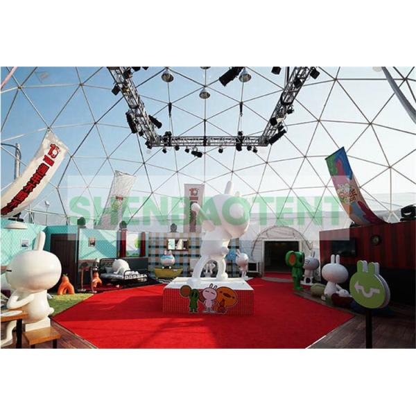 Waterproof PVC Geodesic Event Dome Tent 1000 People Outdoor Water Proof